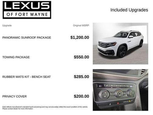 2021 Volkswagen Atlas 3.6 V6 SE w/ Technology R-Line