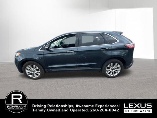 STONE BLUE METALLIC 2024 Ford Edge Titanium