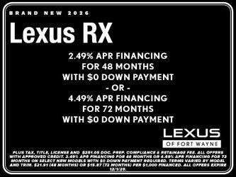 2026 Lexus RX 350 Base