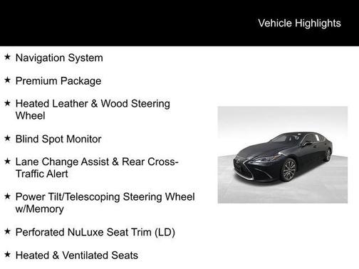 2021 Lexus ES 350 Base