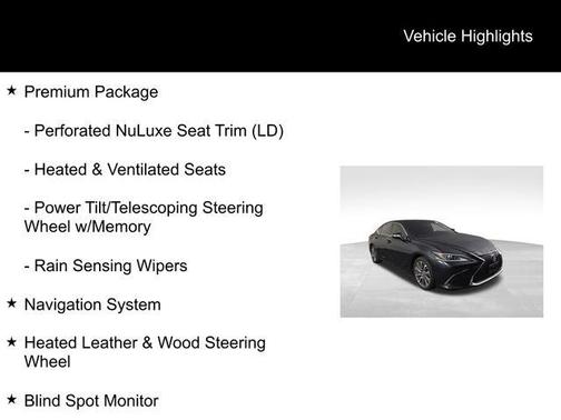 2021 Lexus ES 350 Base