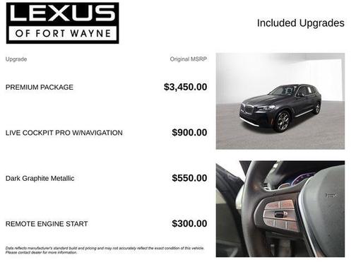 2022 BMW X3 xDrive30i