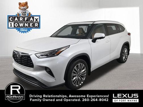 Wind Chill Pearl 2023 Toyota Highlander Platinum