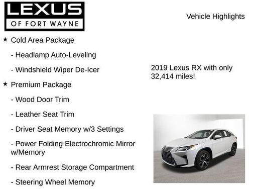 2019 Lexus RX 350 350