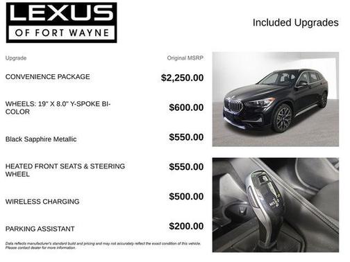 Black Sapphire Metallic 2022 BMW X1 xDrive28i