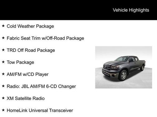 2011 Toyota Tundra Grade
