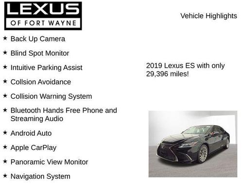 2019 Lexus ES 350 Ultra Luxury