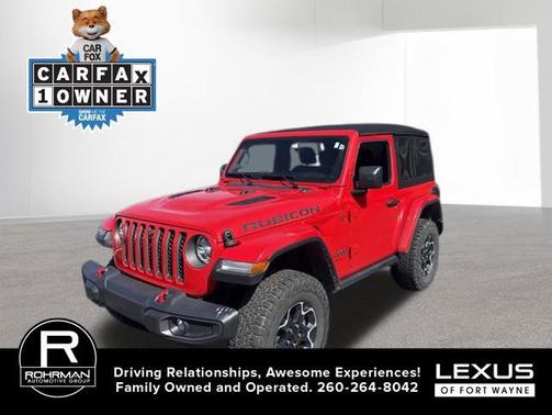 Firecracker Red Clearcoat 2023 Jeep Wrangler Rubicon