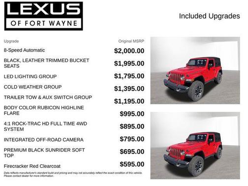 Firecracker Red Clearcoat 2023 Jeep Wrangler Rubicon
