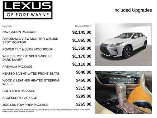 Eminent White Pearl 2019 Lexus RX 350 Base