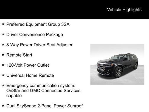 2022 GMC Acadia SLE