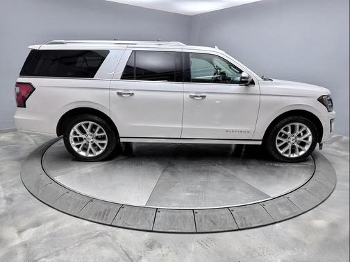 White Platinum Metallic Tri-Coat 2019 Ford Expedition Max Platinum