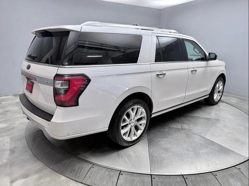 White Platinum Metallic Tri-Coat 2019 Ford Expedition Max Platinum