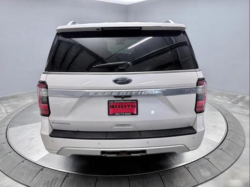 White Platinum Metallic Tri-Coat 2019 Ford Expedition Max Platinum