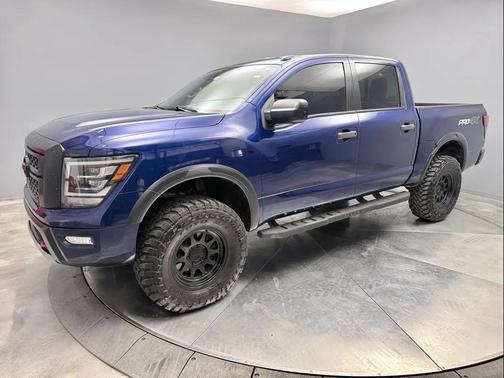 Deep Blue Pearl Metallic 2021 Nissan Titan PRO-4X