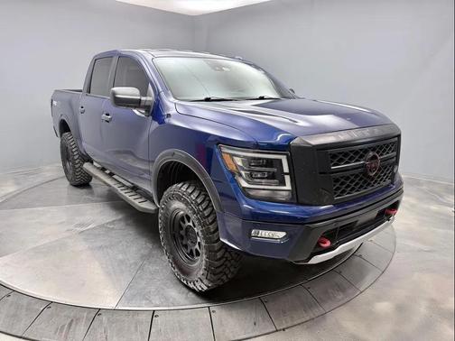 Deep Blue Pearl Metallic 2021 Nissan Titan PRO-4X