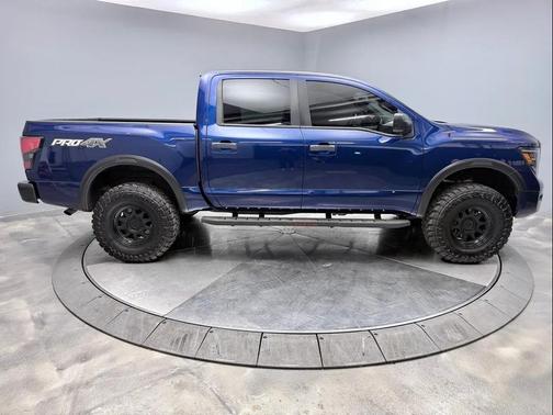 Deep Blue Pearl Metallic 2021 Nissan Titan PRO-4X