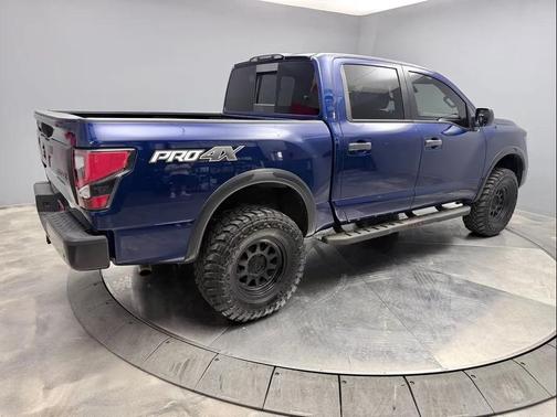 Deep Blue Pearl Metallic 2021 Nissan Titan PRO-4X