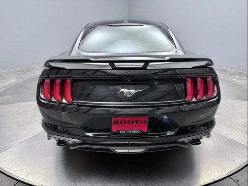 Shadow Black 2018 Ford Mustang EcoBoost