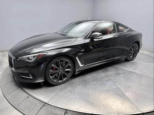 Midnight Black 2019 INFINITI Q60 3.0t Red Sport 400