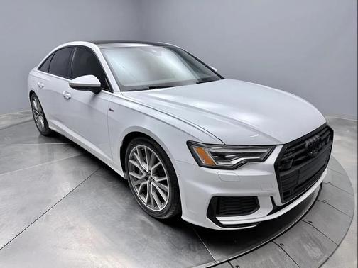Glacier White Metallic 2022 Audi A6 55 Premium Plus