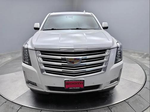 Crystal White Tricoat 2020 Cadillac Escalade Platinum