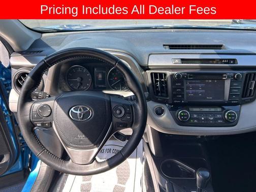Electric Storm Blue 2018 Toyota RAV4 XLE