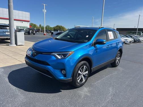 Electric Storm Blue 2018 Toyota RAV4 XLE