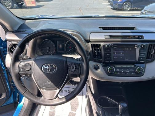 Electric Storm Blue 2018 Toyota RAV4 XLE