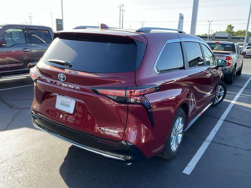 Ruby Flare Pearl 2024 Toyota Sienna Platinum