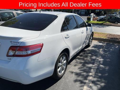 Super White 2010 Toyota Camry LE
