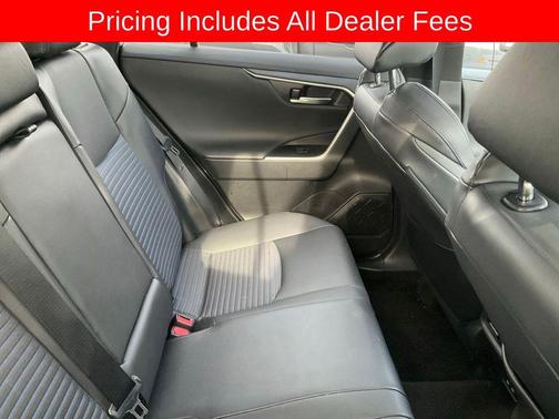 Silver Sky Metallic/Midnight Black Metallic 2023 Toyota RAV4 Hybrid SE
