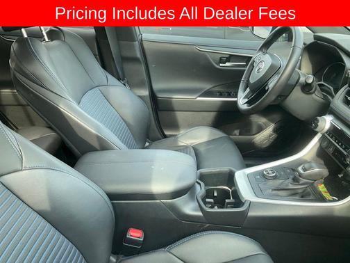 Silver Sky Metallic/Midnight Black Metallic 2023 Toyota RAV4 Hybrid SE