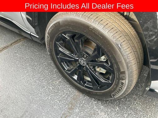 Silver Sky Metallic/Midnight Black Metallic 2023 Toyota RAV4 Hybrid SE