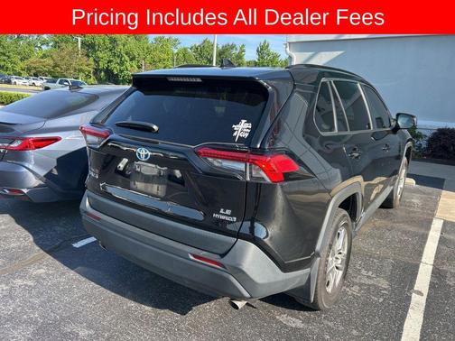 Midnight Black Metallic 2024 Toyota RAV4 Hybrid LE