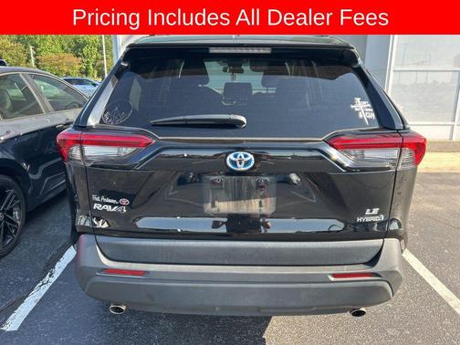 Midnight Black Metallic 2024 Toyota RAV4 Hybrid LE