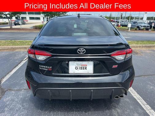 Midnight Black Metallic 2025 Toyota Corolla SE