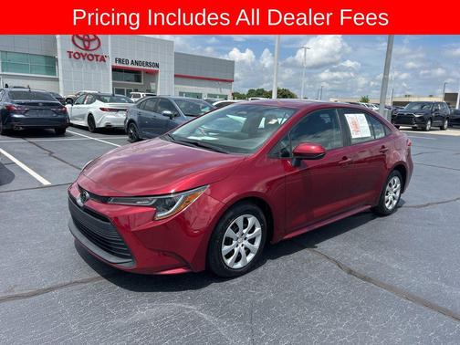Ruby Flare Pearl 2023 Toyota Corolla LE
