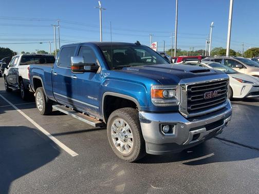 Stone Blue Metallic 2018 GMC Sierra 2500 SLT