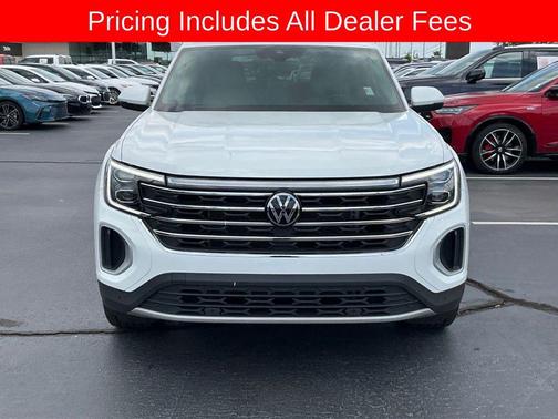 Pure White 2024 Volkswagen Atlas 2.0T SE w/Technology