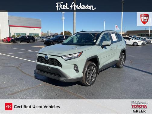 Lunar Rock 2023 Toyota RAV4 Hybrid XLE Premium