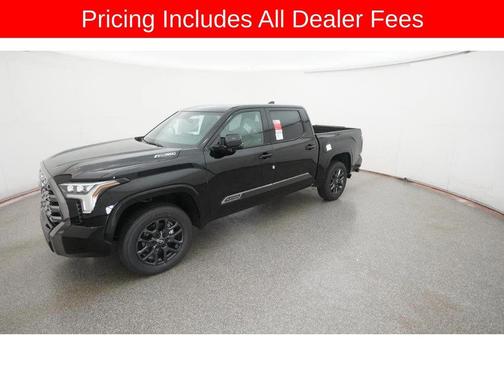 Midnight Black Metallic 2025 Toyota Tundra Hybrid Platinum