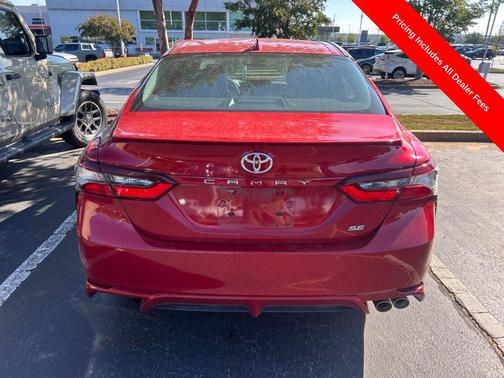 Supersonic Red 2021 Toyota Camry SE