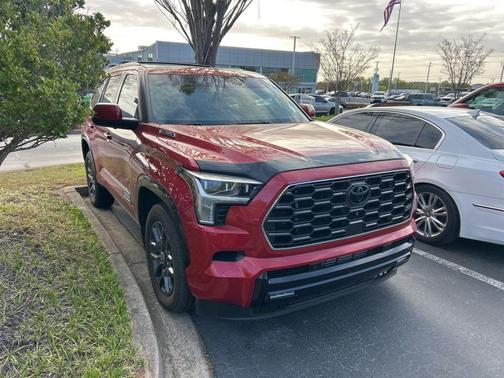 Supersonic Red 2024 Toyota Sequoia Platinum