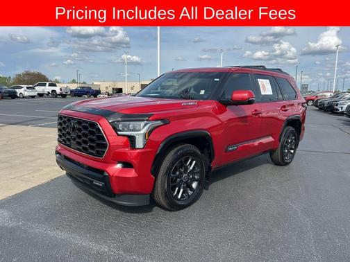 Supersonic Red 2024 Toyota Sequoia Platinum
