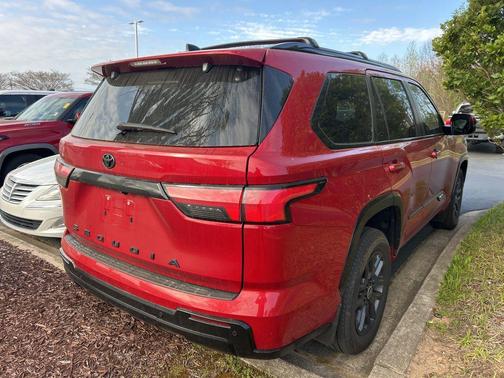 Supersonic Red 2024 Toyota Sequoia Platinum