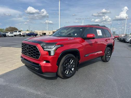 Supersonic Red 2024 Toyota Sequoia Platinum