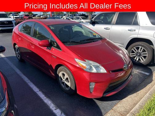 Barcelona Red Metallic 2013 Toyota Prius Three