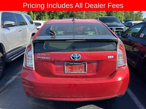 Barcelona Red Metallic 2013 Toyota Prius Three