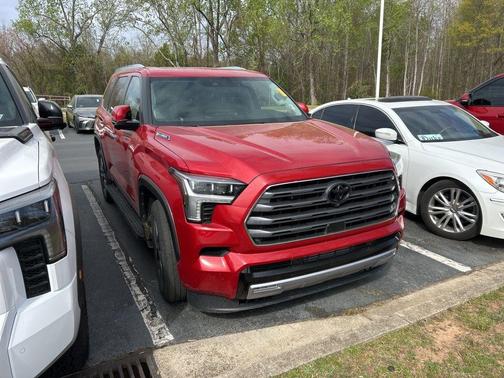 Supersonic Red 2024 Toyota Sequoia Limited